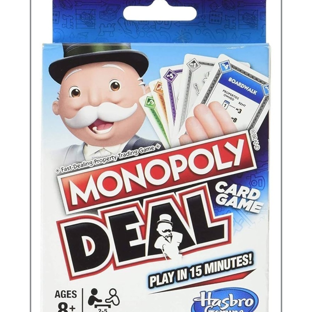 Hasbro Monopoly Deal Card Game - Blue and Red - Picture 4 of 4